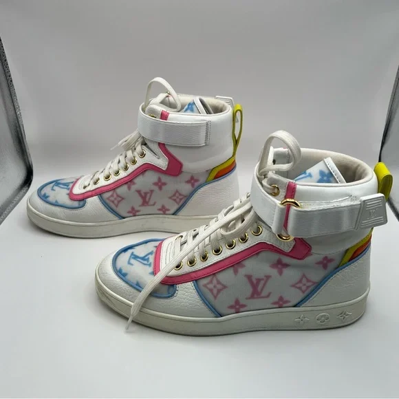 Louis Vuitton Boombox Pastels Monogram Nylon Sneakers